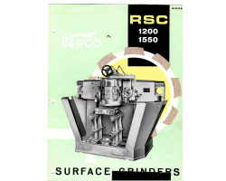 Berco RSC 1200 Surface Grinder